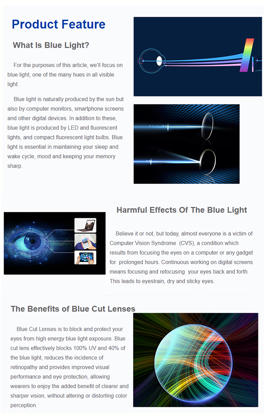 1.67 MR-7 Blue Cut HMC Optical lenses (3)